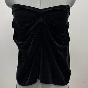 ZARA NWT velvet strapless top 💞